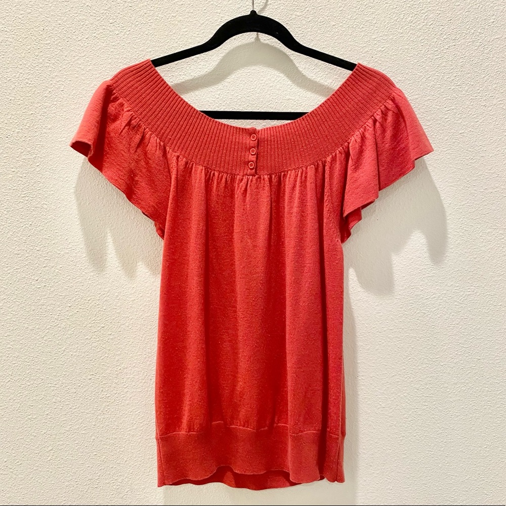 Bcbgmaxazria Off-The-Shoulder Split-Back Knit Top… - image 3